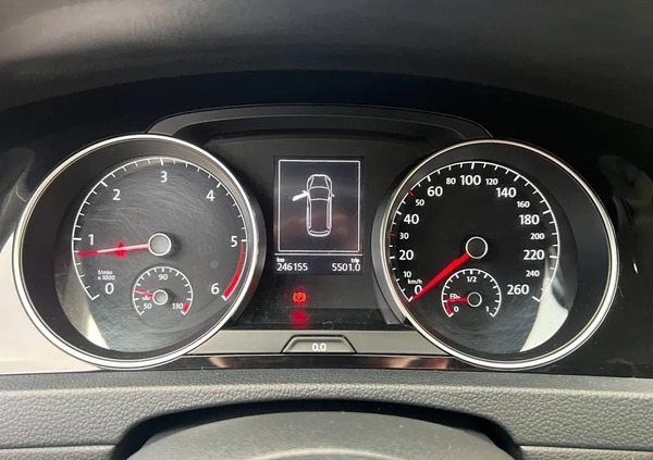 Volkswagen Golf cena 36900 przebieg: 246000, rok produkcji 2014 z Dobra małe 781